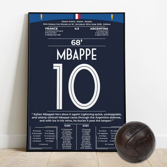 Mbappe's double for France vs Argentina - World cup 2018