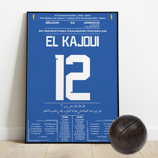 An Unforgettable Goalkeeping Masterclass for Munir El Kajoui - Fifa World Cup 2022